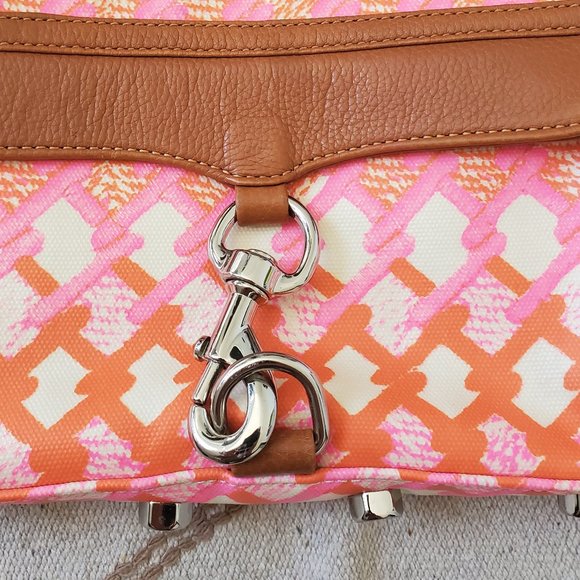 Rebecca Minkoff Bags | Rebecca Minkoff Mini Mac | Color: Brown/Orange/Pink/Silve - Picture 2 of 7